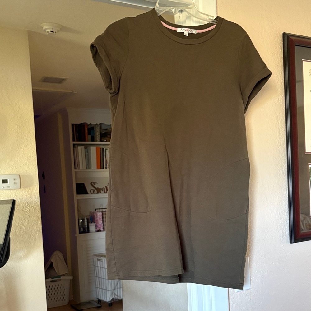 Joy Joy Army Green dress large